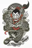 Irish tattoo design idea