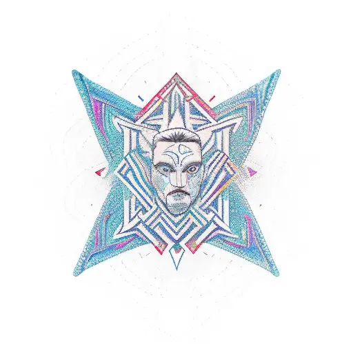 bohemian rhapsody with ethnic design  tattoo design idea