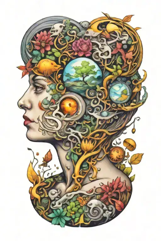 I wonder what kind of mind you have that makes you throw yourself tattoo design idea