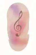 combining musical notes with waves crashing on the beach tattoo design idea