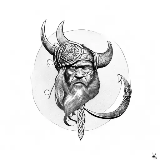viking  tattoo design idea