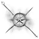 A realistic tattoo of a beach scene in the Dominican Republic with a Taurus zodiac symbol subtly hidden in the waves tattoo design idea