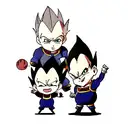 vegeta  tattoo design idea