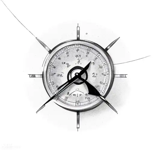 speedometer tattoo design idea