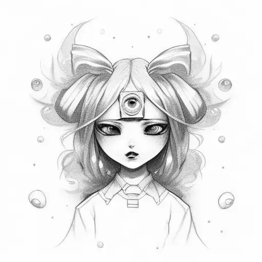 blonde daughter with narrow-set eyes and a gap in her teeth I love you more than life text-be the happiest tattoo design idea