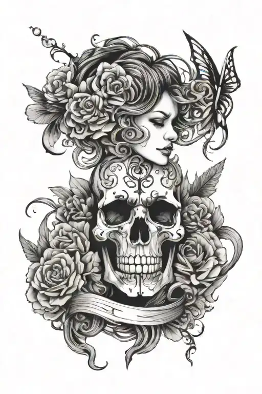sound of silence  tattoo design idea