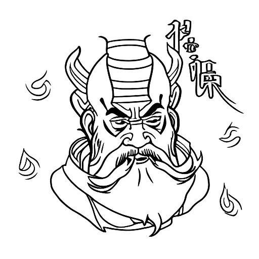 uncle iroh tattoo design idea