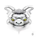 master oogway's staff tattoo design idea