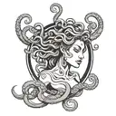 sexy medusa tattoo design idea