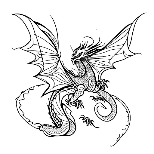 dragon-fly  tattoo design idea