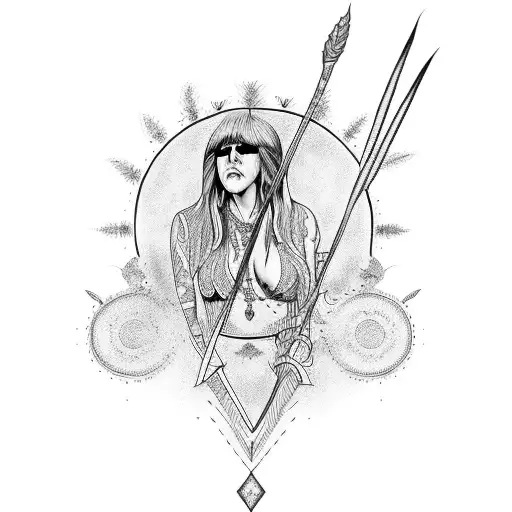Stevie nicks  tattoo design idea