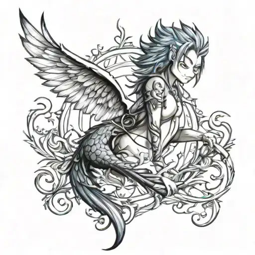 Fairy tail  tattoo design idea