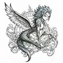 Fairy tail  tattoo design idea