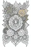 Chakra tattoo design idea