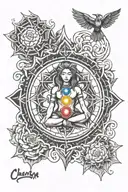 Chakra tattoo design idea