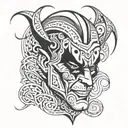 joker tattoo design idea