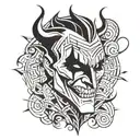 joker tattoo design idea