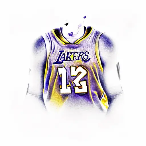 Kobe Bryant and shirt number tattoo design idea