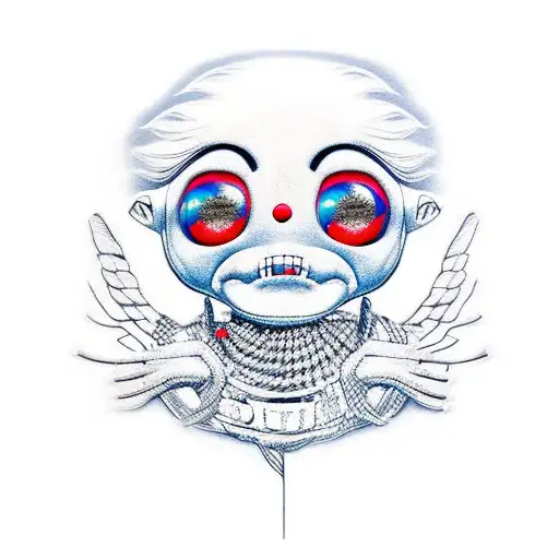 puppet master sleeve tattoo design idea