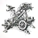 gym transformed progression tattoo design idea