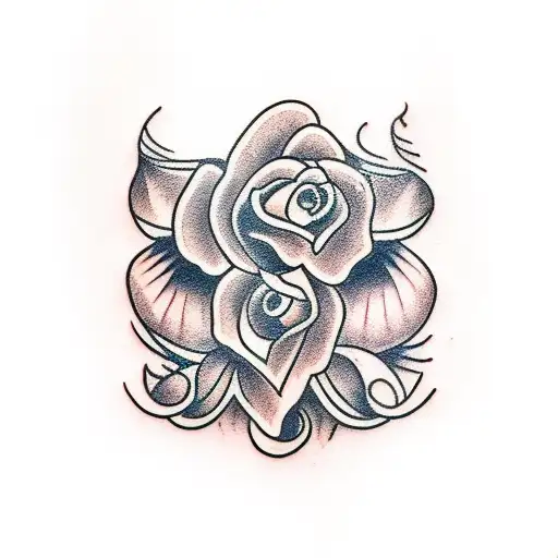 coffin tattoo design idea