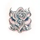 coffin tattoo design idea