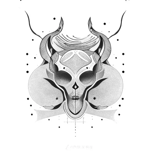 symbols of nyx tattoo design idea