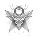 goddess nyx tattoo design idea