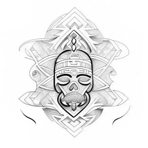 taíno tattoo design idea