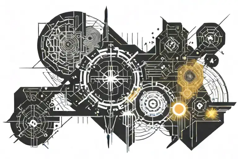 Coordinates tattoo design idea