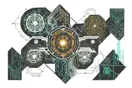 Coordinates tattoo design idea