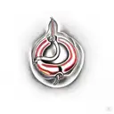 kidney bean tattoo design idea