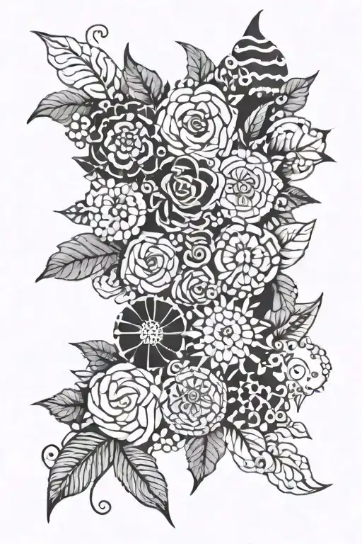 blankets tattoo design idea