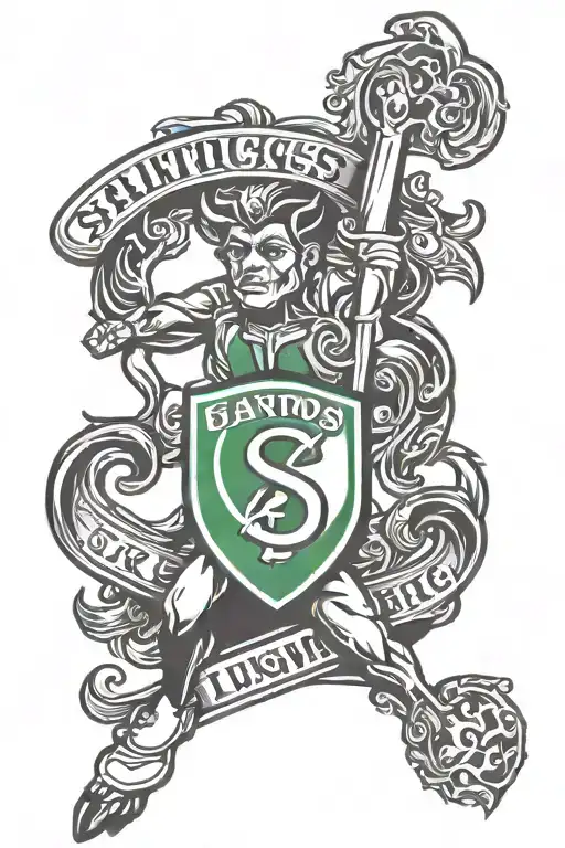 Santos laguna's "S" tattoo design idea