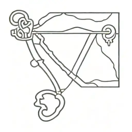 skeletons key design tattoo design idea
