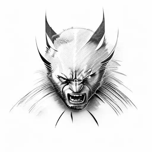 wolverine tattoo design idea