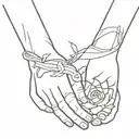 The world with hands and arms bows down to money tattoo design idea