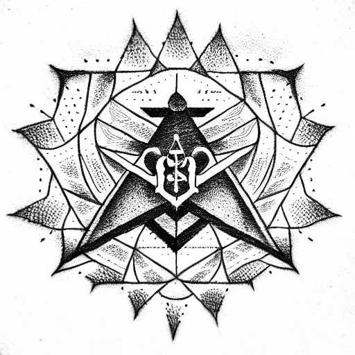 Freemason tattoo design idea