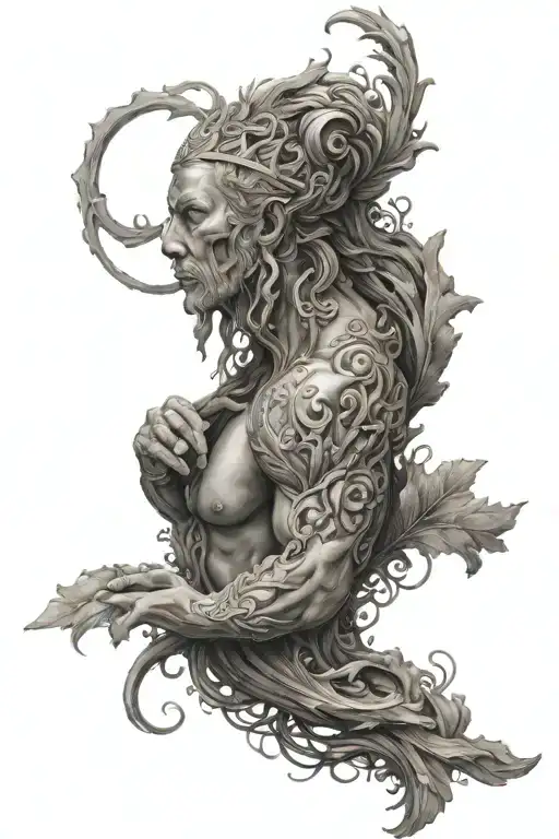 god serenity courage wisdom  tattoo design idea