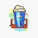 pint of beer next to a ziplock bag tattoo design idea
