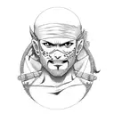 roronoa zoro tattoo design idea