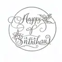 birthday date tattoo tattoo design idea