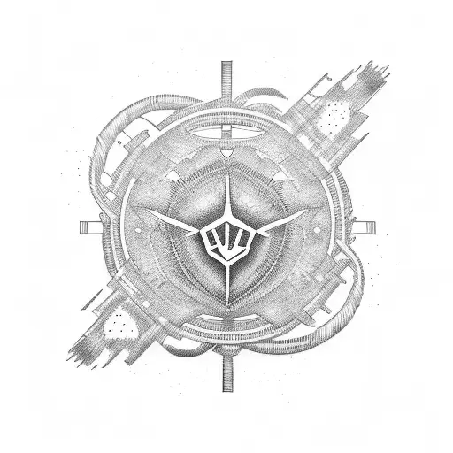 Invent Animate logo band tattoo design idea