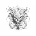 Invent Animate logo band tattoo design idea