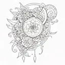 good luck tattoo design idea