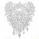 good luck tattoo design idea