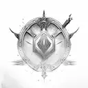 Assasin's creed sign  tattoo design idea