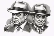 Al Capone tattoo design idea