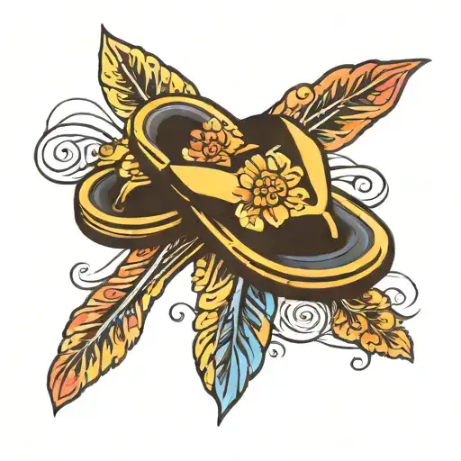 Flip Flop tattoo design idea