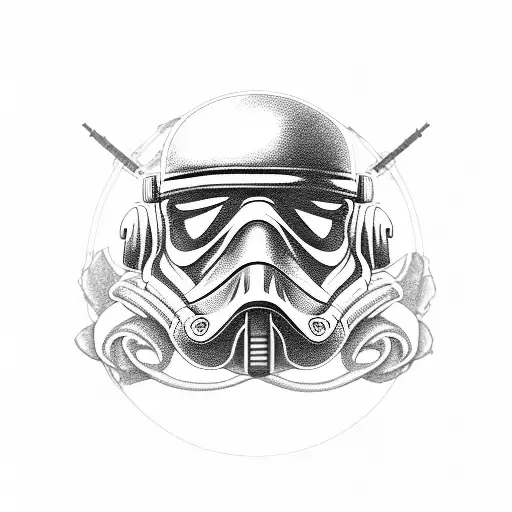para trooper, c130, soldier, m4, humve tattoo design idea